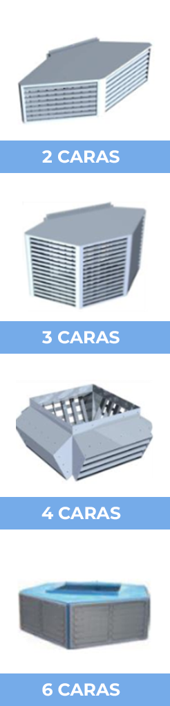 Tipos de evaporativos: Difusores y Conductos para Climatización Industrial