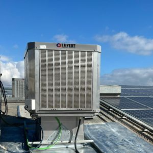Climatización industrial con evaporativo en cubierta