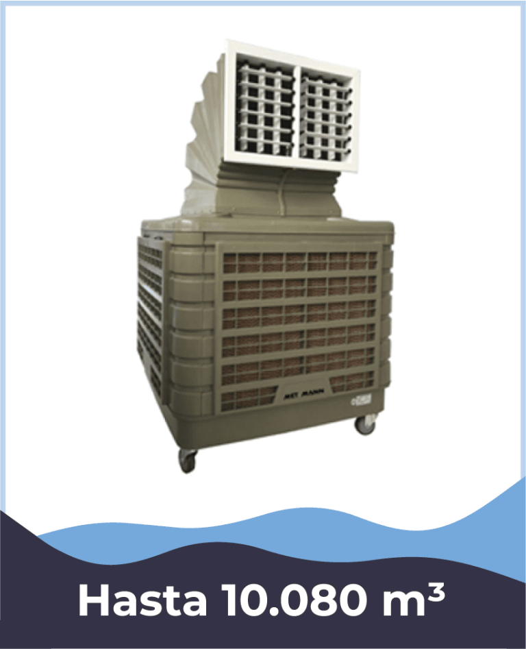 Tipos de evaporativos: Evaporativo Ligero Portátil para Climatización Industrial