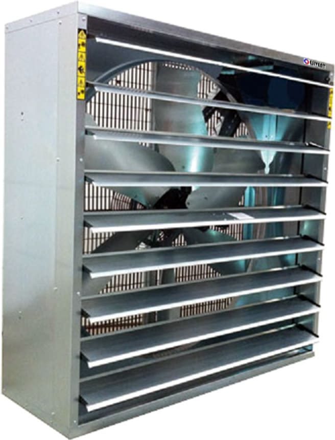 Productos VCG Evaporativos: Extractor con función de ventilación para instalar en Naves Industriales. Extrae humos, vapores y olores.
