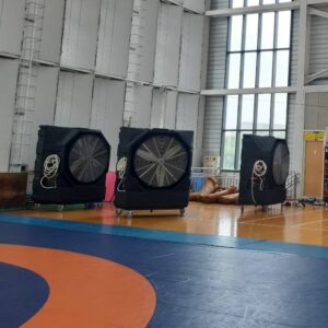 Equipo portátil Cool 5 en un Pabellón Deportivo