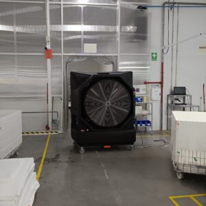 Climatización Evaporativa - Equipo Portátil en Industria Textil
